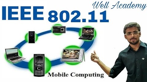 Wireless communication Lecture - -  IEEE 802.11 Architecture | Services (Eng-Hindi)