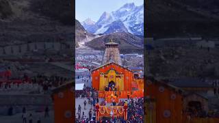 Witness the divine beauty of Kedarnath Temple 🕉️ #shortvideo #trend