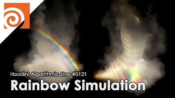 Houdini Algorithmic Live #121 -  Rainbow Simulation