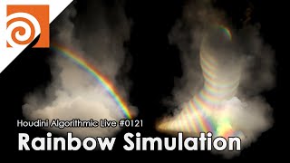 Houdini Algorithmic Live #121 -  Rainbow Simulation screenshot 4