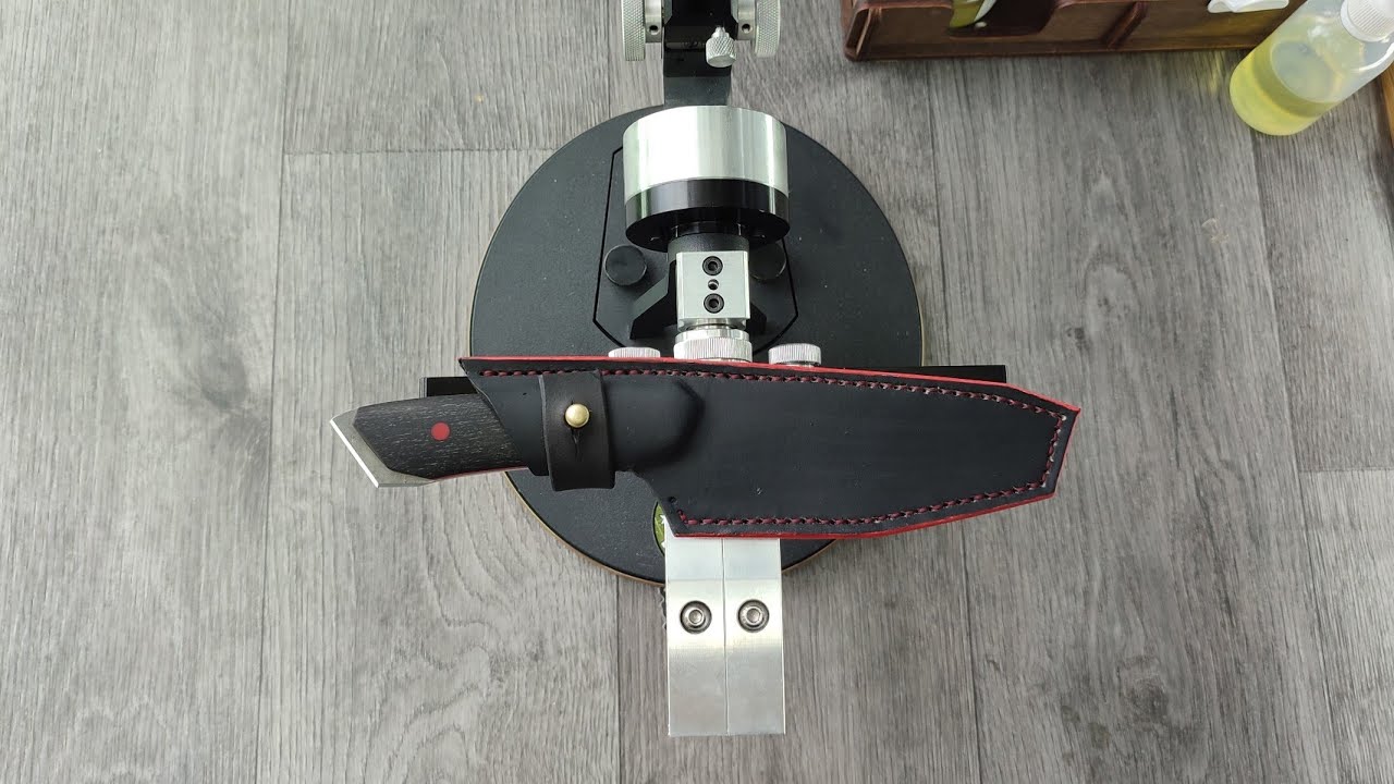 Заточка "по быстрому" ножа Relict Виталия Салмина. TSPROF K03 Pro - YouTube