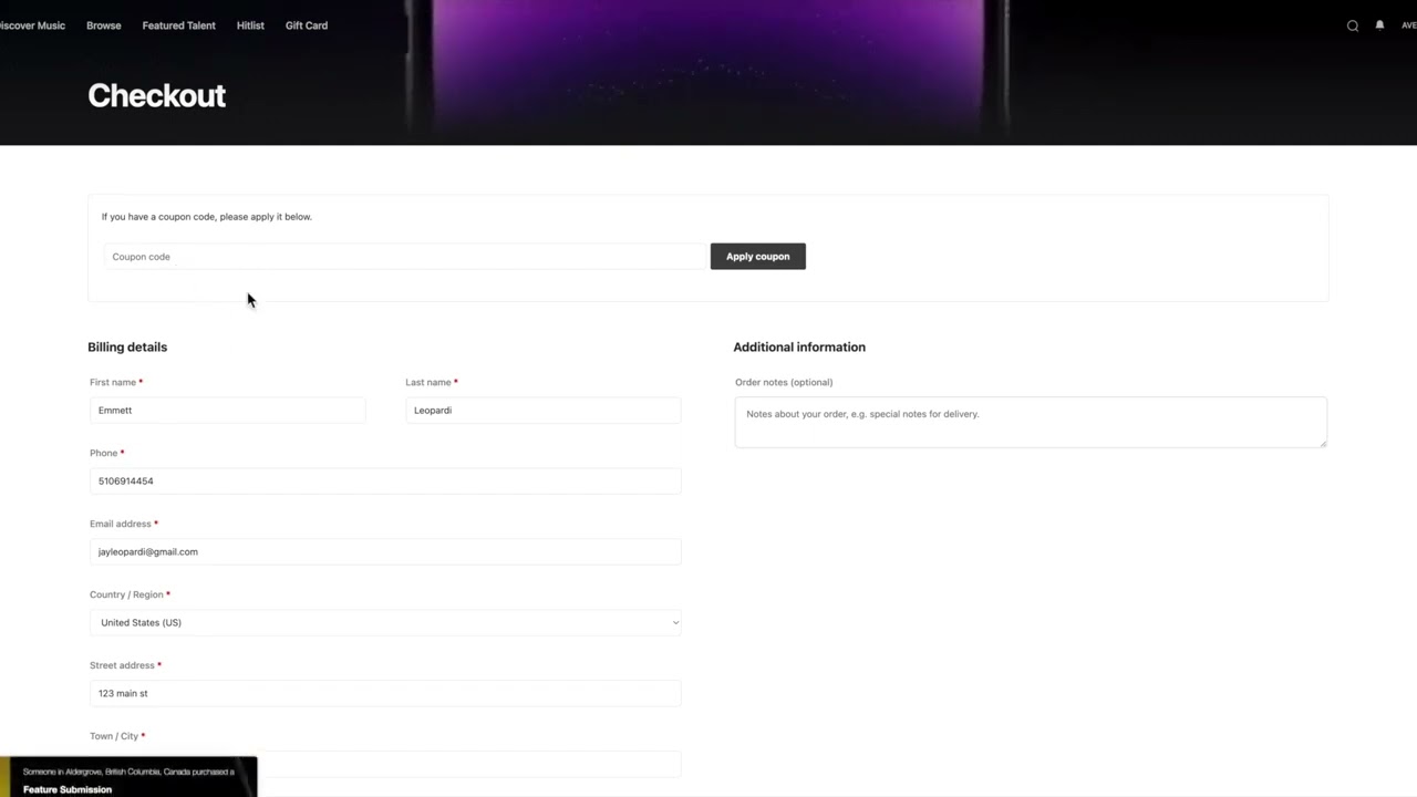 How to submit music to an A&R executive on AVENUEAR?