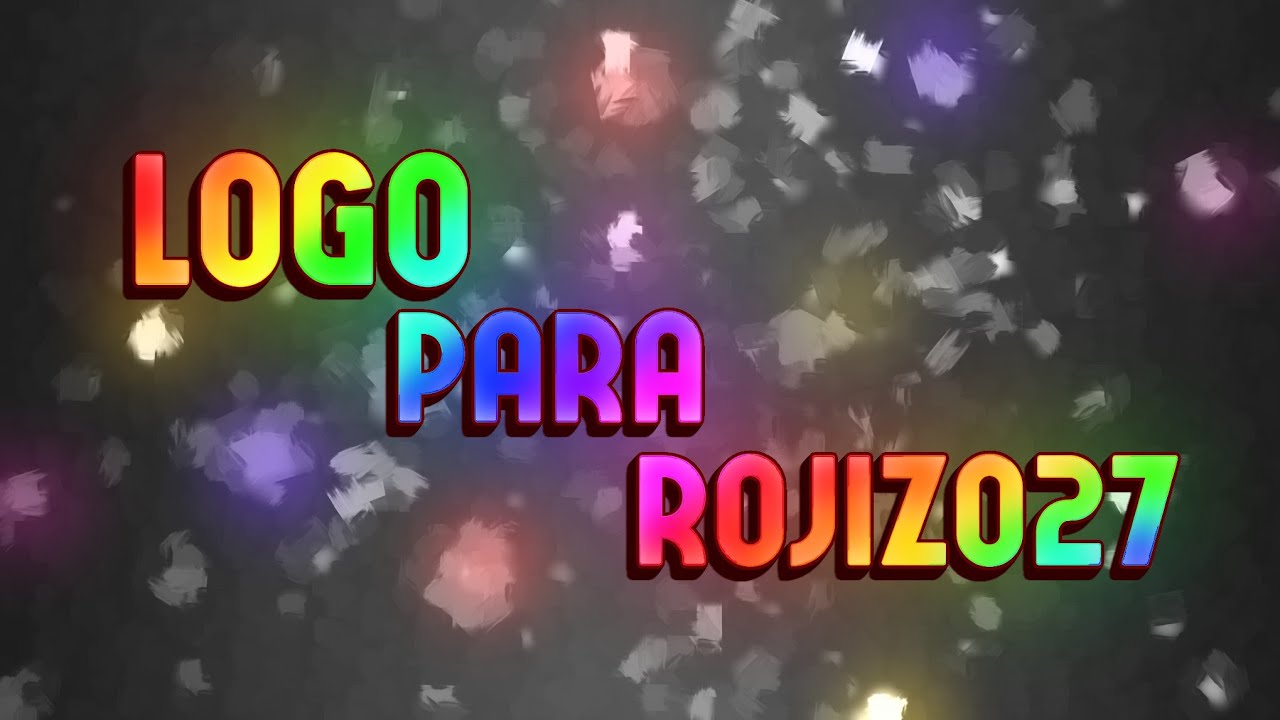 Logo Para Rojizo27 Hago LOGOS GRATIS YouTube