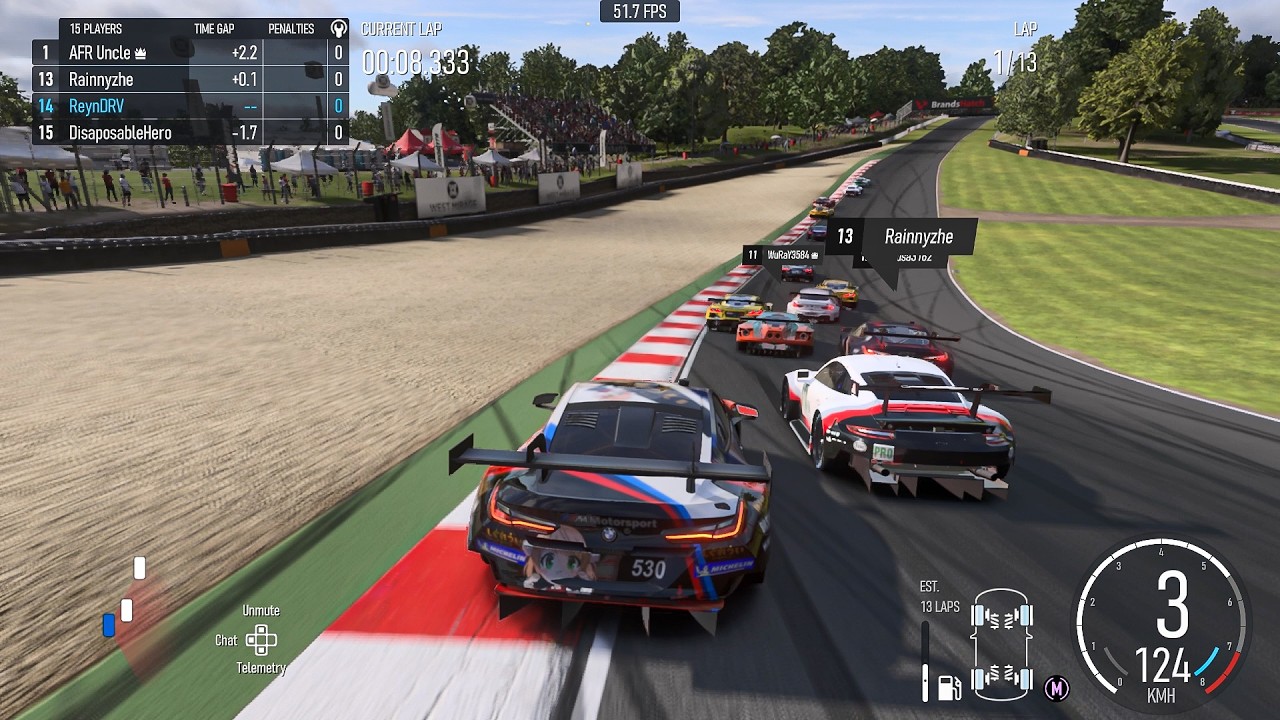 Another Calm Race at Brands Hatch with the BMW M6 GTLM (Forza Motorsport)