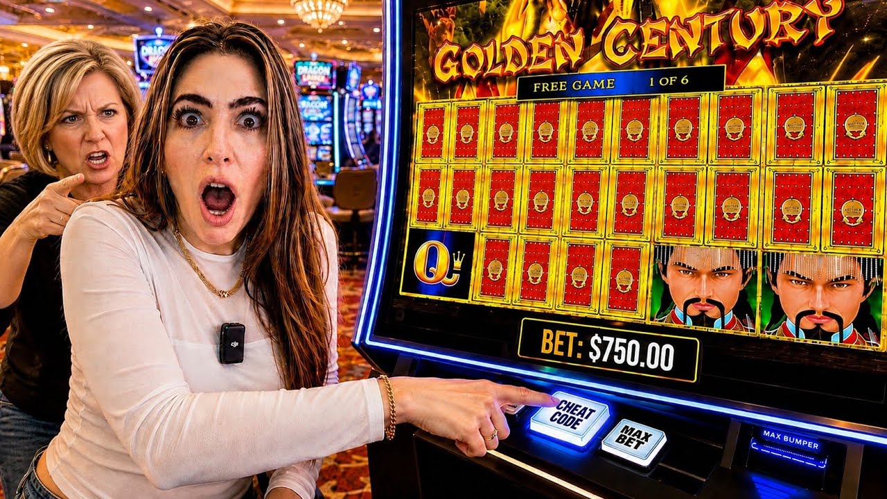 ​Angry Gambler Accuses Us of CHEATING After My 18th Jackpot Lands!