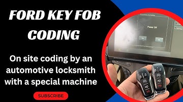Ford Key Fob Coding - How to Program a Ford Key Fob with a Special Machine (Auto Locksmith)