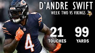 D'Andre Swift Highlights (Every Touch) | Week 2 NFL 2026 - Chicago Bears