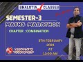 3RD SEM MATHS MARATHON CHAPTER COMBINATION 100% SURE SHOT