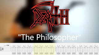 Death - The Philosopher Cover (Tabs on Screen) Resimi