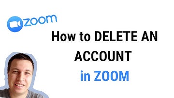 How to DELETE ZOOM ACCOUNT?
