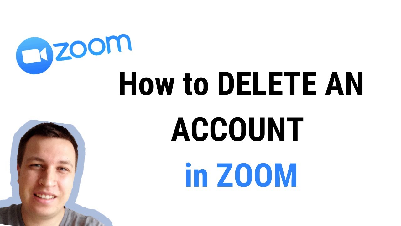 How to DELETE ZOOM ACCOUNT? YouTube