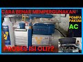 Cara benar mempergunakan Pompa Pakum AC Mobil/mengisi oli
