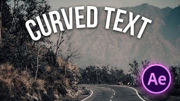 CURVED TEXT In After Effects 2024 | After Effects Tutorial CC 2024