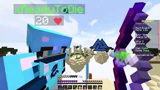 ÇOK PSİKOPATÇA KAZANDIK!- Minecraft Sky Wars- Minecraft Gökyüzü Savaşları! w/Barış Oyunda,AzizGaming