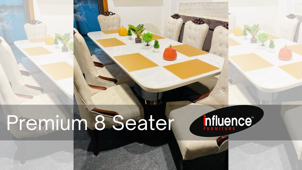Luxury 8 seater Premium Dining table | Influence Furniture Vijayawada