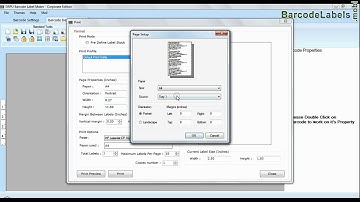 How to Print Created Barcode Labels with Laser Printer