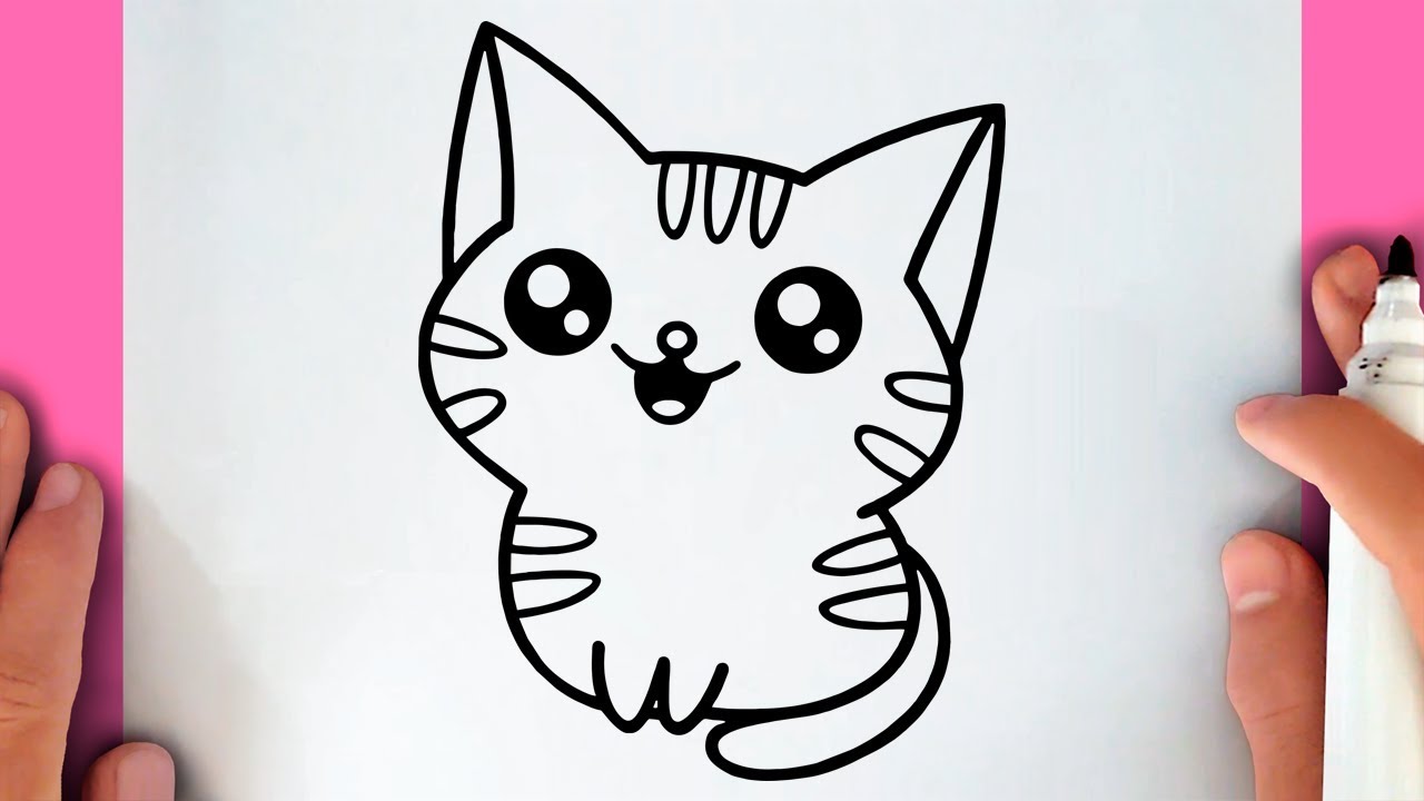 How to Draw Cute and Cute Kawaii KITTEN / Cute Drawings - Drawing to Draw 