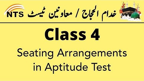Class 4: Analytical Reasoning (Seating Arrangements) | RIAZI KA USTAAD