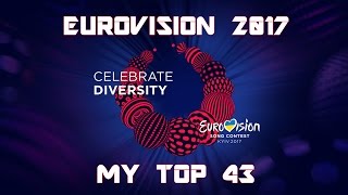 Eurovision 2017 My TOP 43