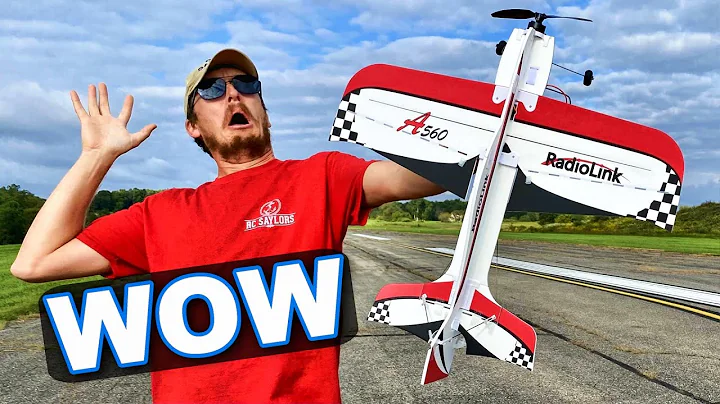 BEST Beginner RC Stunt Plane ANYONE Can Fly!! - RadioLink A560