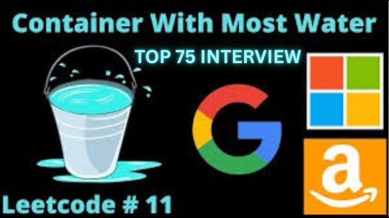 Container With Most Water - Leetcode 11 - Python - YouTube