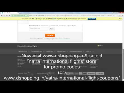How to use Yatra coupons