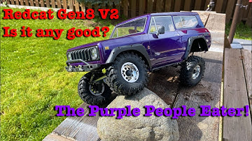 Redcat Gen8 V2! (Unboxing & Test Drive) The Losi Nightcrawler crawls with "The Purple People Eater"