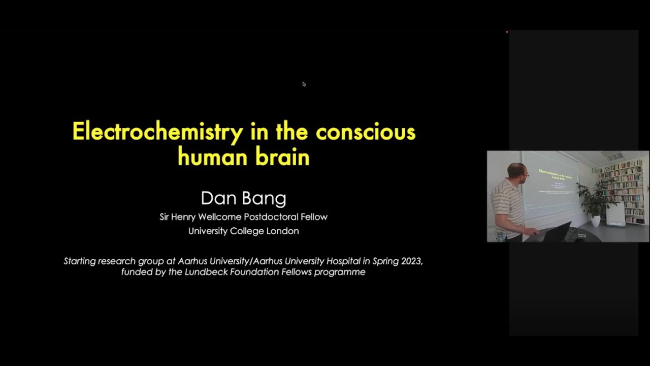 Dan Bang Electrochemistry in the conscious human brain YouTube