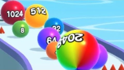 BALL RUN 2048  - All  Levels Gameplay IOS  (Levels 234 - 242).