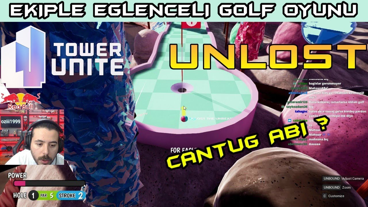 UNLOST EKİPLE 8 SAAT YAYIN İDDİALI GOLF OYUNU TOWER UNİTE OYNUYOR (15.12.2017)