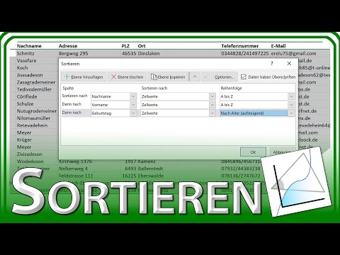 Alles zum SORTIEREN