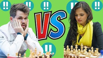 Perfect chess game 34, Magnus Carlsen vs Tania Sachdev