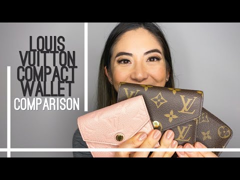 LOUIS VUITTON COMPACT WALLET COMPARISON  Zoe, Victorine & Zippy Coin Purse  