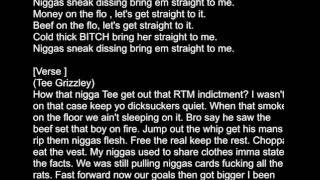 Tee Grizzley Ft Bandgang - Straight To It ( Lyrics On Screen)