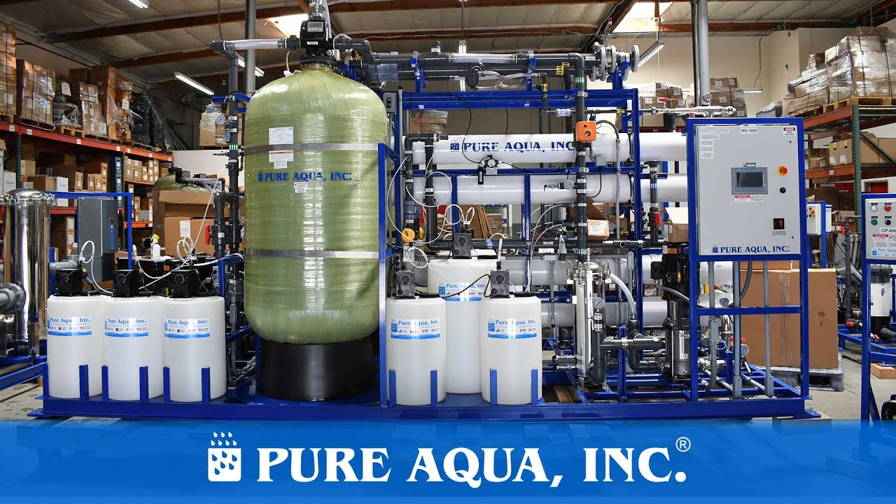 Twin Skid Mounted RO Systems with Automatic Media Filter 2 x 43,000 GPD