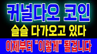 [커널다오 코인] 슬슬 다가오고 있다 이제부터 "이렇게" 될겁니다