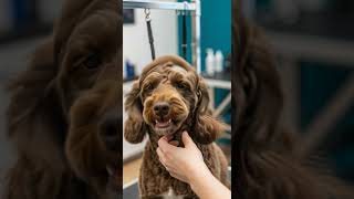 Good girl Mia! 🩷 Watch her stylish poodle makeover #doggrooming #poodle #petcare