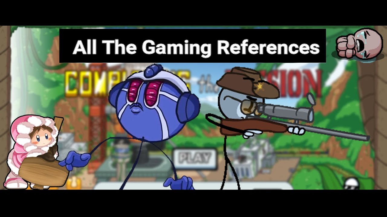 ALL The Gaming and Anime REFERENCES in The Henry Stickmin Collection (Definitive edition)