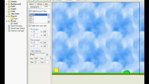 Game Maker How to make the screen follow the Player