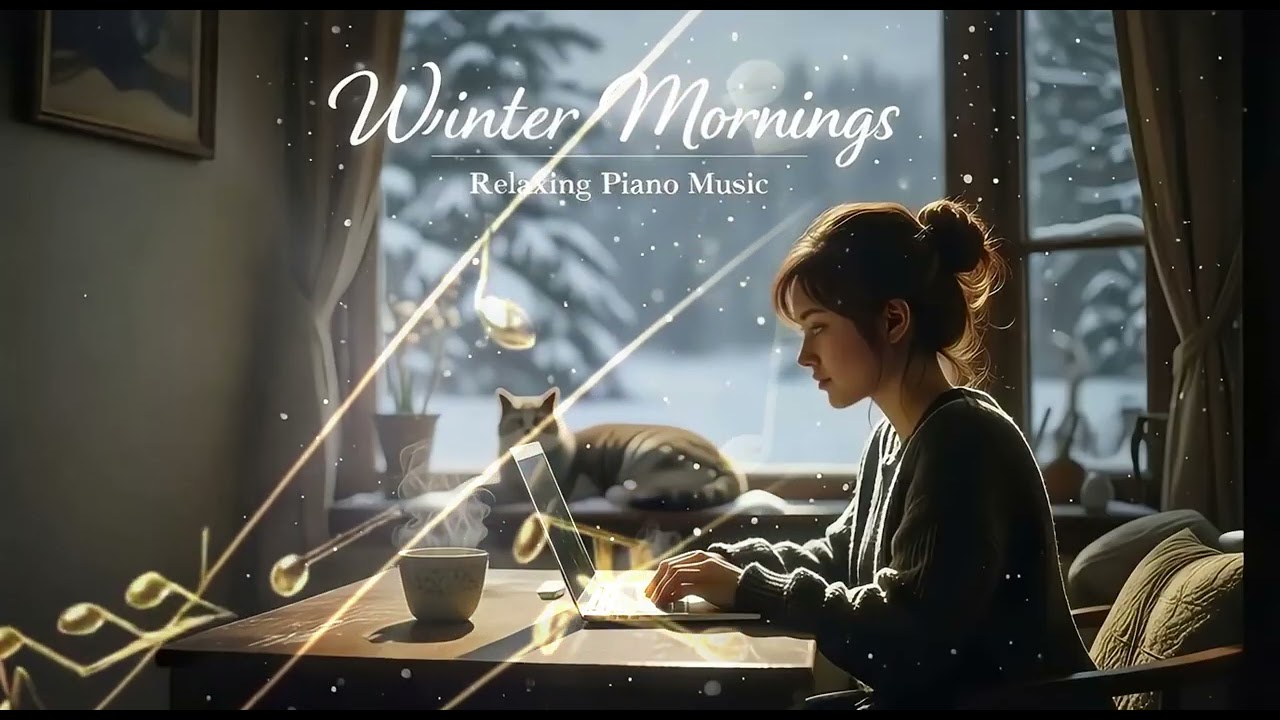 冬日清晨 1.5 小時鋼琴音樂｜讀書專注・工作背景・放鬆陪伴  Winter Mornings – Relaxing Piano Music for Study & Focus (1.5 Hours)