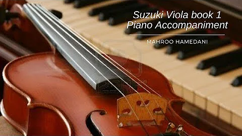 Suzuki viola book 1, piano accompaniment, French folk song