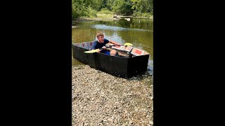 Flex Seal Cardboard Boat #Shorts