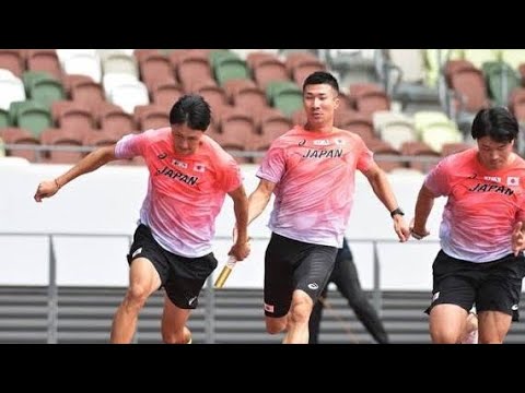 「男子4×100mリレー予選驚きのオーダー発表！サニブラウン外れ、勝利への布陣は？」