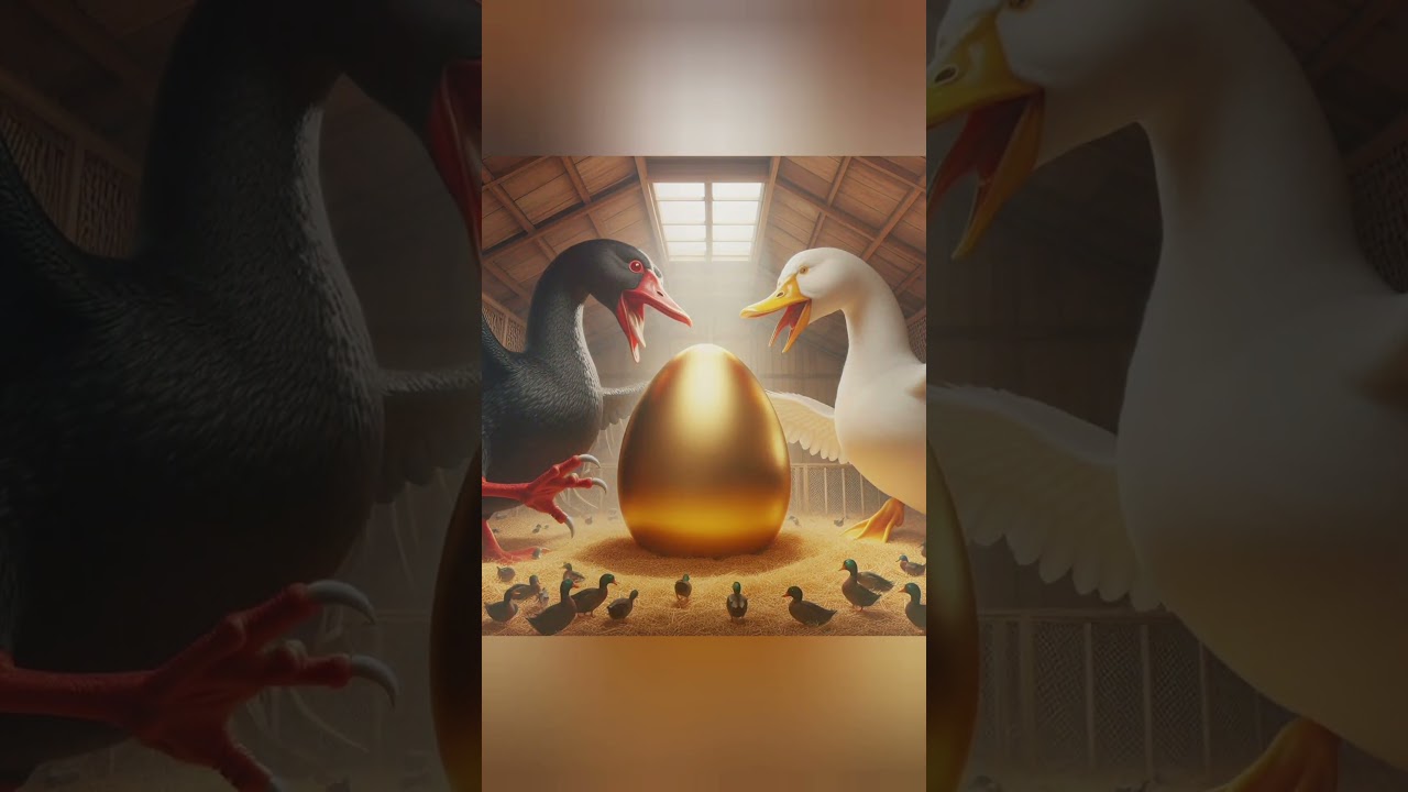 Two Ducks One Golden Egg 🦆🥚