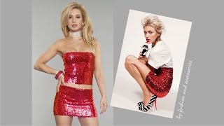 Red Sequin Skirt