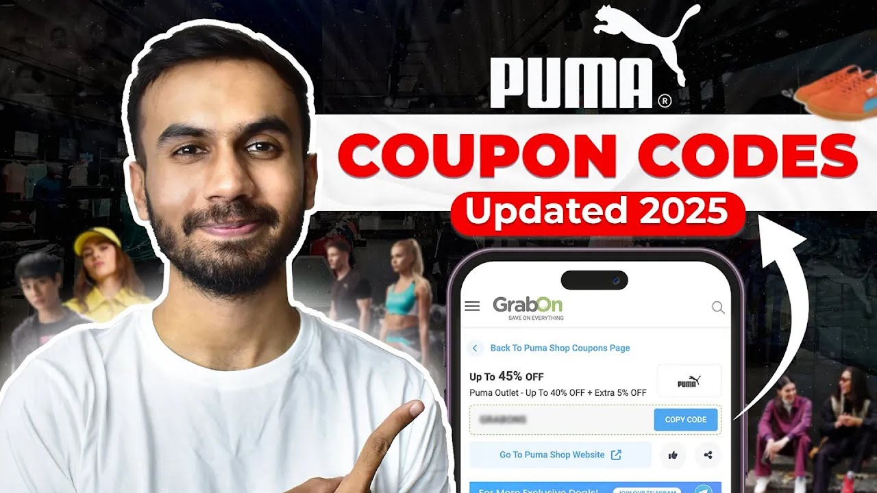 Puma Code Puma Coupon Code 2025 Today | Puma Promo Code First Order - YouTube