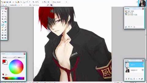 How to change hair colour using paint.net