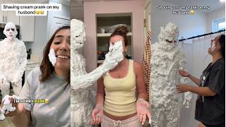 Shaving cream prank on my husband screenshot 5