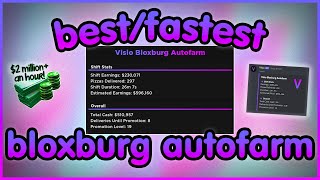 [OP] Bloxburg Autofarm Script Roblox Visio [$100K IN 3 MINS, $2M AN HOUR] (No Linkvertise 2022)