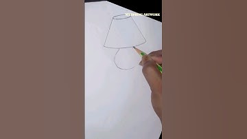 Easy Table Lamp drawing for beginners ✏️😇 #pencilsketch #easyart #shorts #easypainting #arttutorial